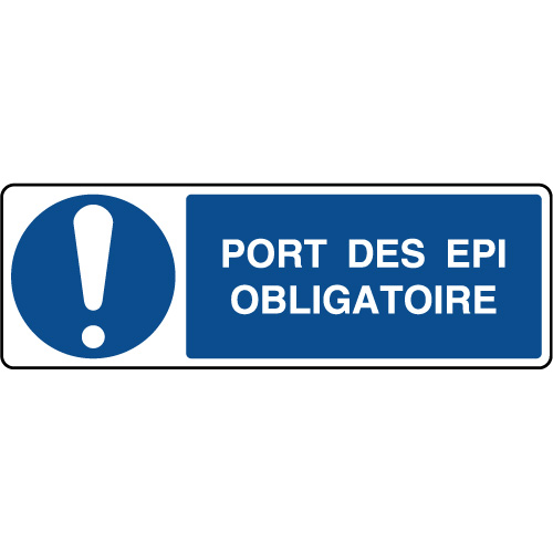 Panneau Port de l'équipement de protection obligatoire