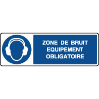 Lot De 3 Stickers "Port Des Bouchons D'Oreilles Obligatoire" - Diamètre 15 Cm - Vinyle Étanche Intérieur/Extérieur