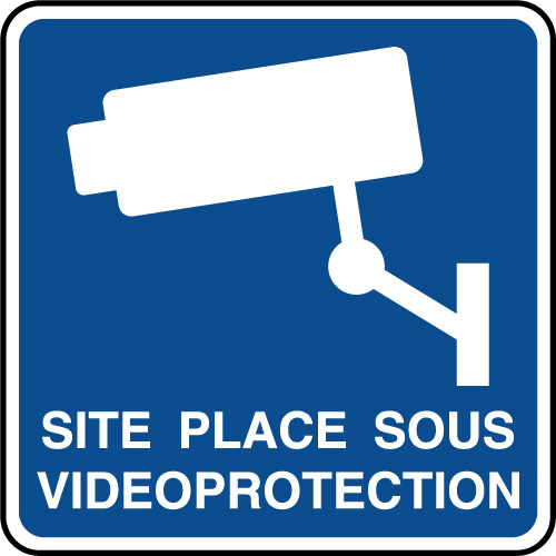 Panneau Établissement Vidéosurveillance Personnalisable