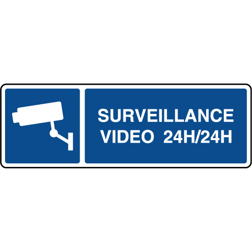 Panneau Caméra de Surveillance - Direct Signalétique