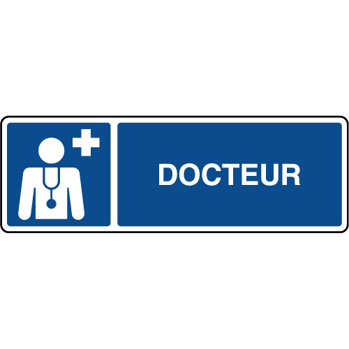 Panneau d'information docteur