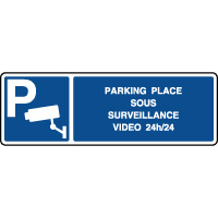 Panneau d'indication horizontal parking privé