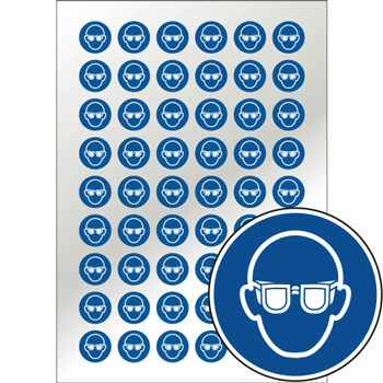 Pictogrammes port lunettes protection obligatoire
