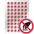 Pictogrammes interdiction de toucher