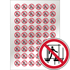 Pictogrammes interdit utiliser chafaudage incomplet