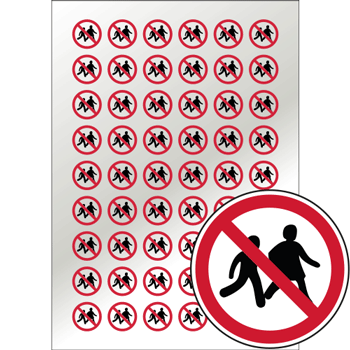 Pictogramme d'interdiction d'accs aux enfants