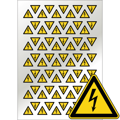 Exemples de pictogrammes et sigles d'un tableau électrique - IZI by EDF