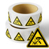 Pictogrammes danger crasement presse plieuse
