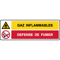 Panneau 'défense de fumer' p002 pvc ou vinyle adhésif autocollant