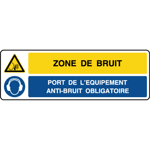 Panneau de signalisation Protection auditive obligatoire