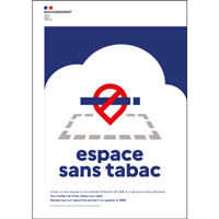 Panneau espace sans tabac