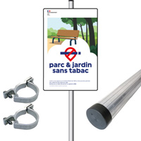 Pack panneau parc et jardin sans tabac 