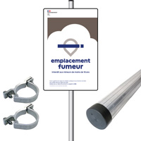 Pack panneau emplacement fumeur