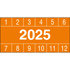 Pastilles calendrier rectagulaire annes
