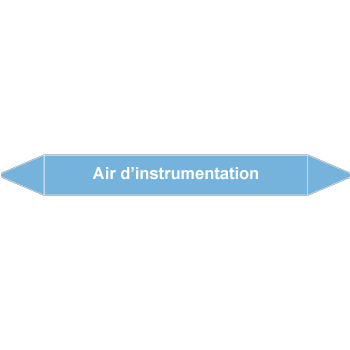 Marqueur de tuyauteries air d'instrumentation