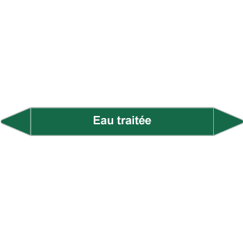 Marqueur de tuyauteries eau traite