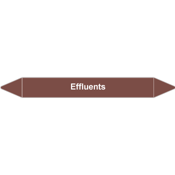 Marqueur de tuyauteries effluents