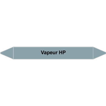 Marqueur de tuyauteries vapeur HP