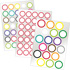 Pastilles couleurs avec plage d'criture