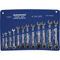 Trousse de 12 cls mixtes  cliquet