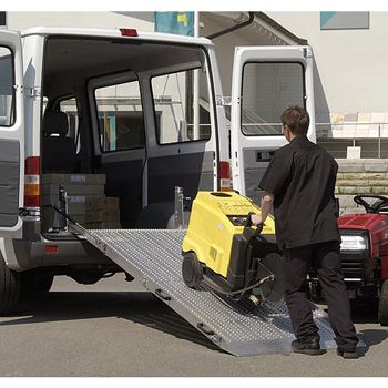 Rampe de chargement  fixer repliable