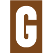 Pochoir lettre G