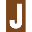 Pochoir lettre J