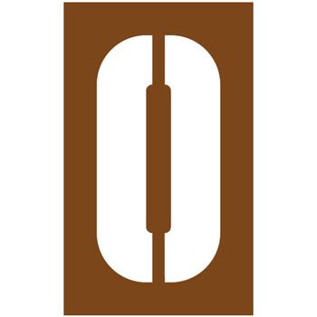 Pochoir lettre O