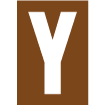 Pochoir lettre Y
