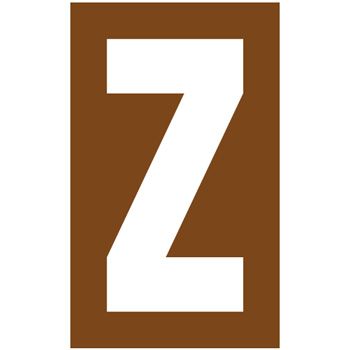 Pochoir lettre Z