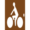 Pochoir cycliste