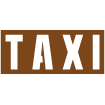 Pochoir mot TAXI