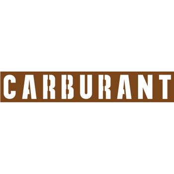 Pochoir mot CARBURANT