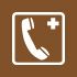 Pochoir tlphone de secours