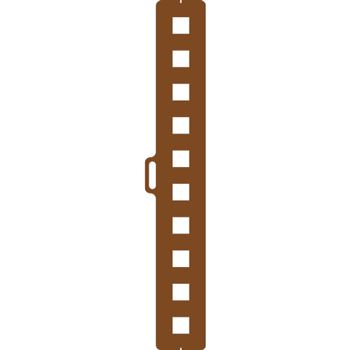Pochoir ligne de carrs de 10 cm