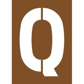 Pochoir Rfrence Itac - Lettre Q