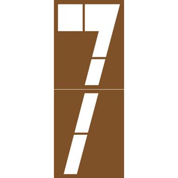 Pochoir Stationnement Itac - Chiffre 7