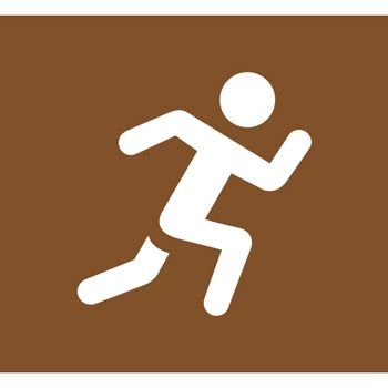 Pochoir joggeur