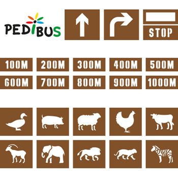 Kit pochoirs pdibus animaux