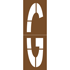 Pochoir Lettre G gamme aroport CS-ADR-DSN
