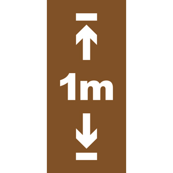 Pochoir distance 1 mtre