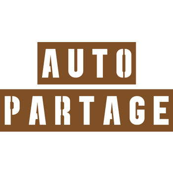 Pochoir mot AUTOPARTAGE