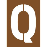 Pochoir Rfrence Itac - Lettre Q