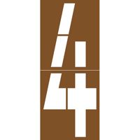 Pochoir Stationnement Itac - Chiffre 4