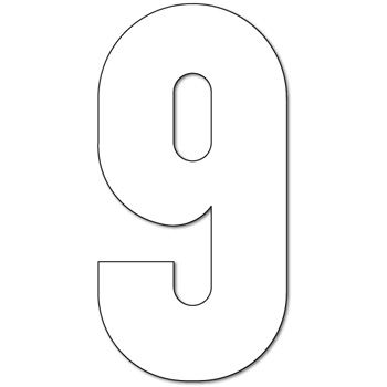 Chiffre 9 thermocollant