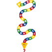 Jeu thermocollant le serpent