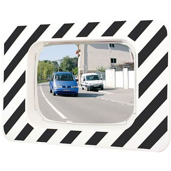 Miroir de route rectangulaire pour usage domaine public