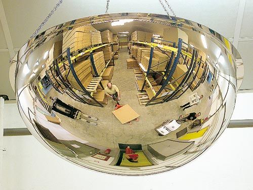 Miroir 1/2 de sphère extérieur