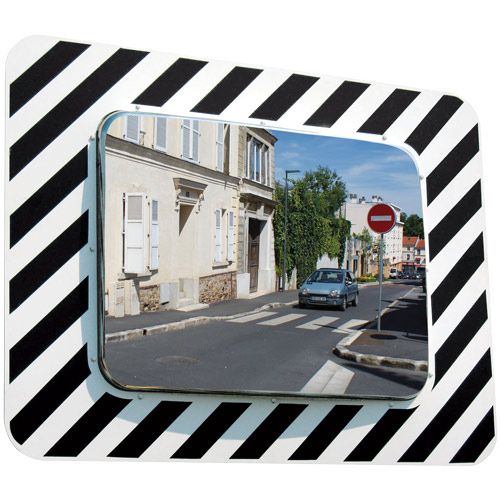 Miroir routier rectangulaire conforme Economique 600 x 800 mm