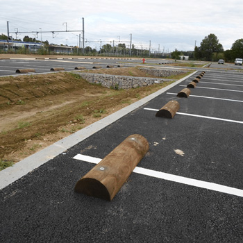 Stop roue en bois - Virages